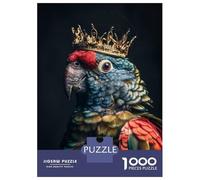 Puzzle Per Adolescenti Puzzle Da 1000 Pezzi Parrot Little King Per Adulti Gioco Rompicapo Analisi E Logica Gioco Stimolante Regali 38x26cm/1000pcs