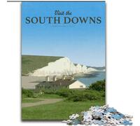 Puzzle per adolescenti Puzzle da 1000 pezzi per adolescenti Visita i South Downs per età 14+ Difficile da completare ma divertente e umoristico Ottimi regali e giocattoli (50x75cm) 1000 pezzi