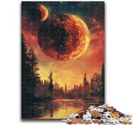 Puzzle per adolescenti Puzzle da 1000 pezzi Pianeta nella foresta Aiuta il cervello a esercitare Giocattoli avvincenti per coltivare la pazienza Adatto alle coppie 50x75cm
