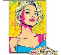 Puzzle per adolescenti, puzzle da 1000 pezzi, ragazza artistica, attività per famiglie, decorazioni per la casa uniche e regali per bambini dai 14 anni in su dimensioni 26x38cm