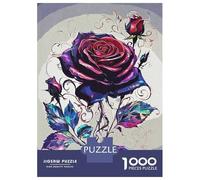 Puzzle Per Adolescenti Puzzle Da 1000 Pezzi Rose Fantasy Puzzle Per Adulti Gioco Rompicapo Un'opera D'arte Aiuta L'esercizio Del Cervello 52x38cm/1000pcs