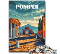Puzzle per adolescenti Puzzle da 1000 pezzi Rovine di Pompei Gioco stimolante e gioco per famiglie Decorazione murale Regali unici per compleanno e Natale (dimensioni 38x52cm)