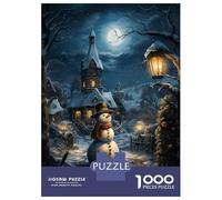 Puzzle Per Adolescenti Puzzle Da 1000 Pezzi Snowman in Winter Per Adulti Giocattoli Antistress Regali Per Donne Regali Unici Per Compleanno E Natale 38x26cm/1000pcs