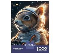 Puzzle Per Adolescenti Puzzle Da 1000 Pezzi Squirrel in Space -4 Puzzle Per Adulti Giochi Rilassanti Corsa Di Velocità Manuale Offerta Come Regalo Per Tutta La Famiglia 38x26cm/1000pcs