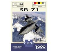 Puzzle Per Adolescenti Puzzle Da 1000 Pezzi SR71 Blackbird Air Per Adulti Gioco Rompicapo Analisi E Logica Gioco Stimolante Regali 70x50cm/1000pcs