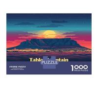 Puzzle Per Adolescenti Puzzle Da 1000 Pezzi Table Mountain South Africa Landscape Puzzle Per Adulti Giocattoli Antistress Decorazione Per La Casa Regali Per La Riduzione Dello Stress 52x38cm/1000pcs