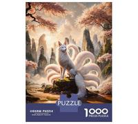 Puzzle Per Adolescenti Puzzle Da 1000 Pezzi The Nine Tailed Kitsune Puzzle Per Adulti Giochi Per Famiglie Un'opera D'arte Regali Di Natale E Compleanno 38x26cm/1000pcs