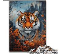 Puzzle per adolescenti Puzzle da 1000 pezzi Tigre nella giungla, giocattoli per l'intrattenimento della famiglia, ideali come regali per tutta la famiglia dai 14 anni in su (dimensioni 50x75cm)