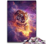 Puzzle per adolescenti Puzzle da 1000 pezzi Tigre sotto le nuvole Design vivace e unico Esperienza di puzzle rilassante e stimolante 26x38cm