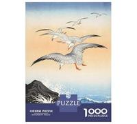 Puzzle Per Adolescenti Puzzle Da 1000 Pezzi Ukiyo E Five Seagulls Puzzle Per Adulti Giocattoli Antistress Decorazione Per La Casa Regali Per La Riduzione Dello Stress 70x50cm/1000pcs