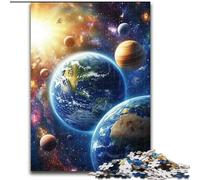 Puzzle per adolescenti Puzzle da 1000 pezzi Universo Terra, per età 14+ Adatto per coppie Attività divertenti a casa, regalo di compleanno, regali di viaggio 26x38cm