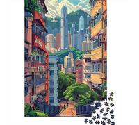 Puzzle Per Adolescenti Puzzle Da 1000 Pezzi Urban Jungle Cityscape Per Adulti Gioco Rompicapo Analisi E Logica Gioco Stimolante Regali 52x38cm/1000pcs