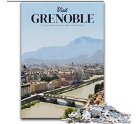 Puzzle per adolescenti Puzzle da 1000 pezzi Visita Grenoble per ragazzi dai 14 anni in su Difficile da completare ma divertente e umoristico Ottimi regali e giocattoli (50x75cm) 1000 pezzi