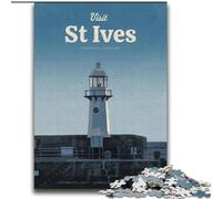 Puzzle per adolescenti Puzzle da 1000 pezzi Visita St Ives Gioco impegnativo e gioco per famiglie Regali di Babbo Natale segreto (38x52cm) 1000 pezzi