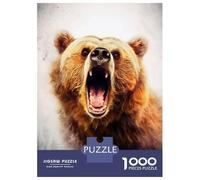 Puzzle Per Adolescenti Puzzle Da 1000 Pezzi Wild Bear Animal Art Puzzle Per Adulti Giochi Rilassanti Corsa Di Velocità Manuale Offerta Come Regalo Per Tutta La Famiglia 38x26cm/1000pcs