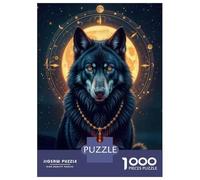 Puzzle Per Adolescenti Puzzle Da 1000 Pezzi Wolf Spirit Animal Art Print-3 Puzzle Per Adulti Giochi Per Famiglie Un'opera D'arte Regali Di Natale E Compleanno 70x50cm/1000pcs