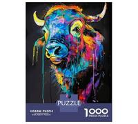 Puzzle Per Adolescenti Puzzle Da 1000 Pezzi Yak Popart Painting Per Adulti Gioco Rompicapo Analisi E Logica Gioco Stimolante Regali 52x38cm/1000pcs