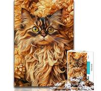 Puzzle per adolescenti puzzle da sogno con Maine Coon per adulti giocattoli educativi per l'apprendimento giochi per famiglie migliorano l'amore tra coppie 38x26cm