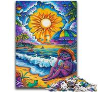 Puzzle per adolescenti, puzzle da sogno per adolescenti, puzzle antistress per trascorrere il tempo in casa, lista dei desideri con Babbo Natale (75x50cm)