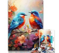 Puzzle per adolescenti, puzzle del mondo dei fiori e degli uccelli per adulti, 1000 pezzi, per età 14+, gioco impossibile, il miglior regalo per adulti e adolescenti, 26x38cm