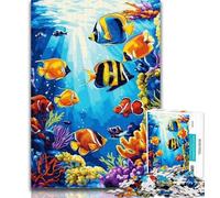 Puzzle per adolescenti Puzzle del mondo sottomarino per adolescenti 1000 pezzi, design vivace e unico Esperienza di puzzle rilassante e stimolante 50x75cm