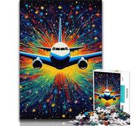 Puzzle per adolescenti, puzzle di aerei colorati per adulti, 1000 pezzi, giocattoli, giochi educativi, antistress, migliorano l'amore tra coppie, 26x38cm
