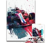 Puzzle per adolescenti, puzzle di corse di F1 per adulti, 1000 pezzi, giocattoli, giochi educativi, antistress, migliorano l'amore tra coppie, 26x38cm