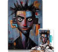 Puzzle per adolescenti, puzzle di robot graffiti per adolescenti, giochi educativi, decorazioni per la casa, adatti per la decorazione della scrivania (dimensioni 38x26cm)