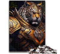 Puzzle per adolescenti Puzzle meccanico da 1000 pezzi Tigre Giocattolo educativo antistress Interazione genitore-figlio per ragazzi dai 14 anni in su 38x26cm