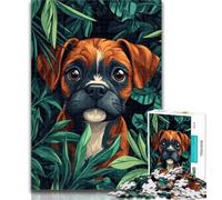 Puzzle per adolescenti, puzzle per adulti con cuccioli nella giungla, 1000 pezzi, giocattoli, giochi educativi, antistress, migliorano l'amore tra coppie, 26x38cm