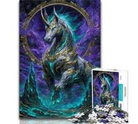 Puzzle per adolescenti puzzle per adulti con drago misterioso 1000 pezzi gioco per famiglie antistress sfida difficile regali di Babbo Natale segreto (50x75cm)
