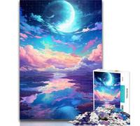 Puzzle per adolescenti, puzzle per adulti con pianeta alieno psichedelico, 1000 pezzi, ideale come regalo per tutta la famiglia, dai 14 anni in su, 26x38cm