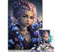 Puzzle per adolescenti ragazza elfo misteriosa 1000 pezzi ideale come regalo per tutta la famiglia dai 14 anni in su 26x38cm