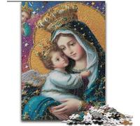 Puzzle per adolescenti "Ritratto di Maria la Madre", 1000 pezzi, gioco stimolante, ogni pezzo è unico - Gioco stimolante e divertente per tutta la famiglia (26x38cm)