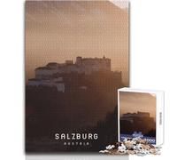 Puzzle per adolescenti Salisburgo 1000 pezzi Analisi pratica del gioco e logica Regalo per compleanni Dimensioni 38x52cm