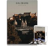 Puzzle per adolescenti Salisburgo 1000 pezzi Analisi pratica del gioco e logica Regalo per compleanni Dimensioni 50x75cm