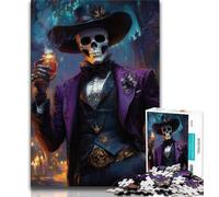 Puzzle per adolescenti Scheletro in un vestito Puzzle per adolescenti 1000 pezzi allena il tuo cervello e le tue mani Regalo di compleanno regali (26x38cm)