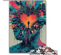 Puzzle per adolescenti, sculture misteriose, per bambini dai 14 anni in su, decorazioni per la casa come regalo per tutta la famiglia e gli amici (dimensioni 50x75cm)