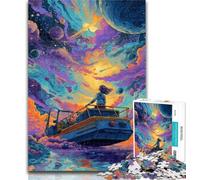 Puzzle per adolescenti "Sogno di una nave" per adulti, 1000 pezzi, ideale come regalo per tutta la famiglia dai 14 anni in su, 26x38cm