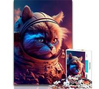 Puzzle per adolescenti Space Ragdoll Cat Puzzle da 1000 pezzi per adulti e ragazzi, giocattoli, giochi educativi, antistress, lista dei desideri con Babbo Natale (38x26cm)