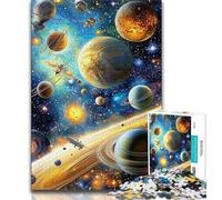 Puzzle per adolescenti Spazio Pianeta Puzzle per adolescenti 1000 pezzi giocattoli Giochi educativi Antistress Interazione genitore-figlio 75x50cm
