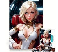 Puzzle per adolescenti "Stacey Starlight in The Pilot Seat" da 1000 pezzi, ideale per rafforzare la memoria, semplice e divertente, con bordi di qualità e un regalo memorabile 38x52cm