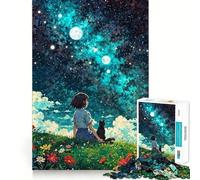 Puzzle per adolescenti "Starlit Reverie" da 1000 pezzi, ideale per rafforzare la memoria, semplice e divertente, con bordi di qualità, un regalo memorabile 38x52cm