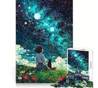Puzzle per adolescenti "Starlit Reverie" da 1000 pezzi, ideale per rafforzare la memoria, semplice e divertente, con bordi di qualità, un regalo memorabile 38x52cm