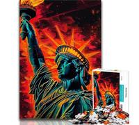 Puzzle per adolescenti Statua della Libertà Puzzle 1000 pezzi per adulti e ragazzi gioco educativo per compleanni Natale e 14 anni 38x26cm