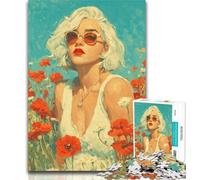 Puzzle per adolescenti Summer Girl, puzzle da 1000 pezzi per adulti e adolescenti, allena il cervello e le mani, regalo di compleanno, regali 50x75cm