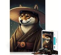 Puzzle per adolescenti "The Shiba Inu Way" da 1000 pezzi, attività per migliorare la memoria, da assemblare a casa, regalo perfetto 38x52cm