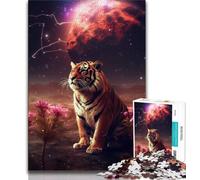 Puzzle per adolescenti Tigre su Marte Puzzle da 1000 pezzi per adolescenti, regali fai da te, arte murale moderna, casa (50x75cm)