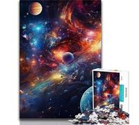 Puzzle per adolescenti Universo colorato Puzzle da 1000 pezzi per adulti e adolescenti regalo di compleanno regali per bambini dai 14 anni in su (26x38cm)