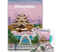 Puzzle per adolescenti "Viaggio a Hiroshima" da 1000 pezzi, regalo per adulti, gioco stimolante, ideale come regalo per tutta la famiglia, 75x50cm
